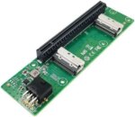 Shinreal 2 Port MCIO 8I to PCIe x16 Slot Adapter ---XIC 0516PE - Newegg.com