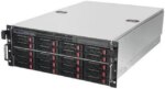 Silverstone 4U 20-bay 2.5" / 3.5" HDD / SSD rackmount storage server chassis with Mini-SAS HD SFF-8643 12 Gb/s interface