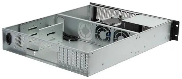 Silverstone RM23-502 2U dual 5.25" Drive Bay ATX Rackmount Industrial Storage Server Chassis with USB 3.1 Gen1 interface