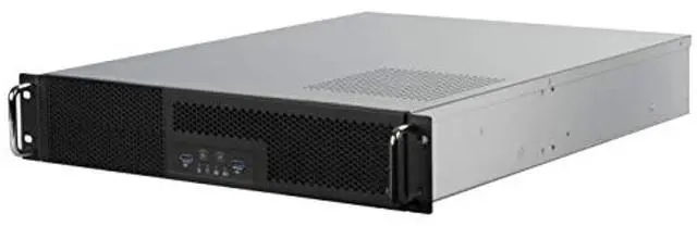 Silverstone RM23-502 2U dual 5.25" Drive Bay ATX Rackmount Industrial Storage Server Chassis with USB 3.1 Gen1 interface