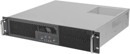 Silverstone RM23-502-MINI 2U dual 5.25" drive bay Micro-ATX rackmount industrial server chassis with USB 3.1 Gen1 interface