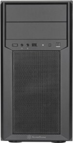 SilverStone Technology FARA 313 Compact Micro-ATX Tower Chassis with Excellent Drive Compatibility and Type-C Port, SST-FA313-B-C