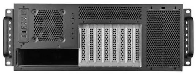 SilverStone Technology RM46-502-I 4U Interchangeable Rackmount Chassis with Front Accessible Expansion Slots SST-RM46-502-I