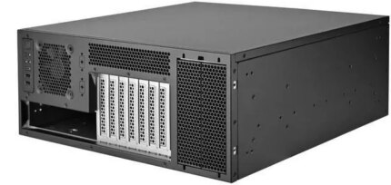 SilverStone Technology RM46-502-I 4U Interchangeable Rackmount Chassis with Front Accessible Expansion Slots SST-RM46-502-I