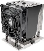 SilverStone Technology XE04-SP5 Black Fan Shroud 4U Server/Workstation CPU Cooler for Socket SP5, SST-XE04-SP5B