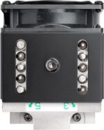SilverStone Technology XE04-SP5 Black Fan Shroud 4U Server/Workstation CPU Cooler for Socket SP5, SST-XE04-SP5B