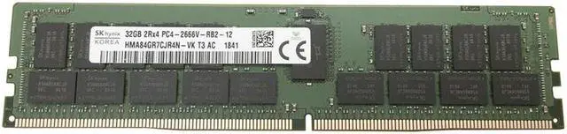 SK hynix 32GB PC4-2666V-R DDR4 Registered ECC 2RX4 Memory RDIMM HMA84GR7CJR4N-VK