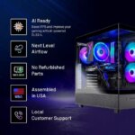 Skytech Azure Gaming PC Desktop, Ryzen 7 7700 3.8 GHz (5.3GHz Turbo), NVIDIA RTX 5060 Ti 16GB GDDR7, 1TB Gen4 NVMe SSD, 32GB 5200Mhz DDR5 RAM RGB,