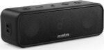 Soundcore 3 Bluetooth Speaker with Stereo Sound, Pure Titanium Diaphragm Drivers, PartyCast Technology, BassUp, 24H Playtime, IPX7 Waterproof, App for