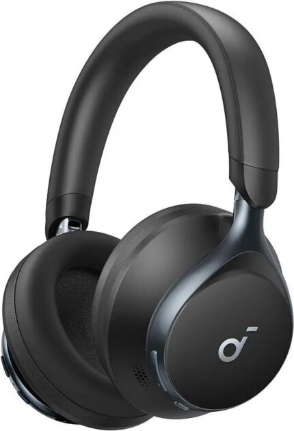 Soundcore by Anker, Space One, Active Noise Cancelling Headphones, 2X Stronger Voice Reduction, 40H ANC Playtime, App Control,LDAC Hi-Res Wireless