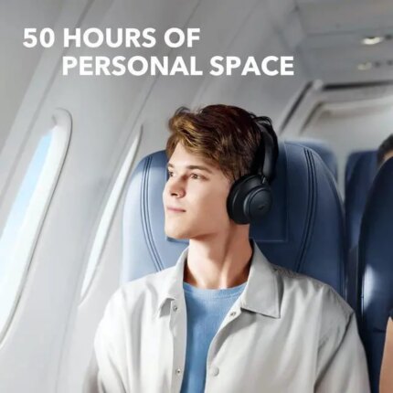 soundcore by Anker Space Q45 Adaptive Noise Cancelling Headphones, Reduce Noise by Up to 98%, Ultra Long 50H Playtime, App Control, Hi-Res Sound with
