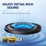 soundcore by Anker Space Q45 Adaptive Noise Cancelling Headphones, Reduce Noise by Up to 98%, Ultra Long 50H Playtime, App Control, Hi-Res Sound with