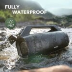 Soundcore Motion Boom Plus Outdoor Speaker with 80W Booming Sound, 20H Playtime, IP67 Waterproof and Dustproof, Type-C, Custom EQ, Bluetooth 5.3,