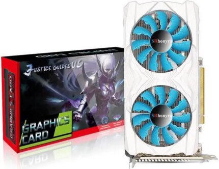 SRhonyra GTX 1660 Supper 6GB DDR6 192bit Gaming graphics card 8Pin PCIe 3.0x16 Supprt 4 Monitors 3xDisplay Port + 1x HDMI Port