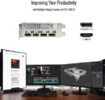 SRhonyra GTX 1660 Ti 6GB Graphics Card GDDR6 192 Bit PCI-e 3.0 x16 4 Monitors Video Card Support DirectX 12 OpenGL 4.5 HDMI and 3*DisplayPort 1.4a