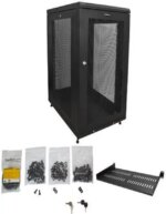 StarTech RK1833BKM StarTech.com Server Rack Cabinet - 18U - 31 in Deep Enclosure - Network Cabinet - Rack Enclosure Server Cabinet - Data Cabinet