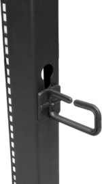 StarTech.com 4POSTRACK25U 25U Adjustable Depth Open Frame 4 Post Server Rack Cabinet - w/ Casters / Levelers and Cable Management Hooks
