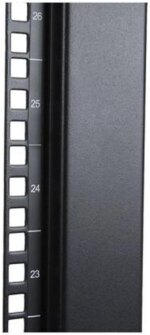 StarTech.com 4POSTRACK42 42U Adjustable Depth Open Frame 4 Post Server Rack Cabinet - Flat Pack w/ Casters, Levelers and Cable Management Hooks