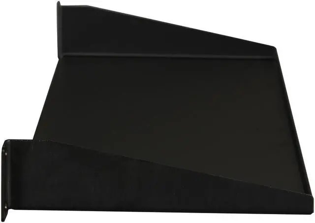 StarTech.com CABSHELF1U 1U 7 in Depth Universal Fixed Rack Mount Shelf - 33 lbs / 15 kg - 1U Rack Shelf - Server Cabinet Shelf - Fixed Rack Shelf