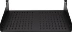 StarTech.com CABSHELFV 2U 16 in Universal Vented Rack Mount Cantilever Shelf - Fixed Server Rack Cabinet Shelf - 50 lbs / 22 kg - 16 in Deep