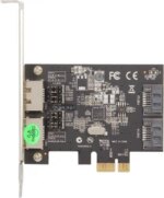StarTech.com PEXESAT322I PCI-Express x1 SATA III (6.0Gb/s) 2 Int/2 Ext SATA Controller Card