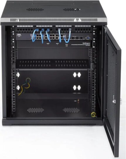 StarTech.com RK1224WALHM 12U Black