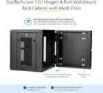 StarTech.com RK1224WALHM 12U Black