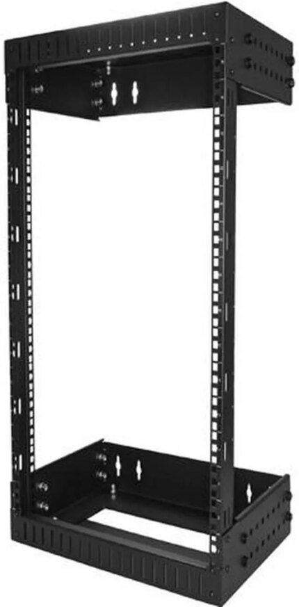 StarTech.com RK15WALLOA Wall Mount Server Rack - 15U Rack - 12- 20 in Adjustable Depth - Open Frame - Network Rack - Computer Rack - Equipment Rack