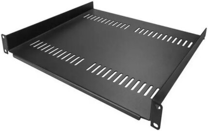 StarTech.com Vented 1U Rack Shelf - 16in Deep - 1U Rack Mount Shelf