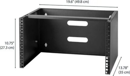 StarTech.com WALLMOUNT6 12 in Deep Wall Mounting Bracket for Patch Panel - Wall Mount Bracket - 6U