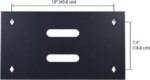 StarTech.com WALLMOUNT6 12 in Deep Wall Mounting Bracket for Patch Panel - Wall Mount Bracket - 6U