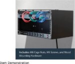 StarTech.com WALLMOUNT6 12 in Deep Wall Mounting Bracket for Patch Panel - Wall Mount Bracket - 6U