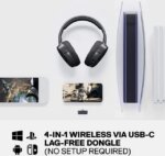 SteelSeries Arctis 1 Wireless Gaming Headset – USB-C – Detachable Clearcast Microphone – for PC, PS4, Nintendo Switch and Lite, Android – Black
