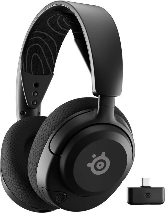 SteelSeries Arctis Nova 5 Wireless Multi-System Gaming Headset — Neodymium Magnetic Drivers — 100+ Audio Presets — 60 HR Battery — 2.4GHz or BT —