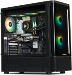 STORMCRAFT Gaming PC SKYHAWK PRO Intel Core i9-14900KF NVIDIA GeForce RTX 5070 Ti – AI Powered 32GB DDR5 6000MHz RGB 2TB NVMe SSD 360mm AIO 850W PSU