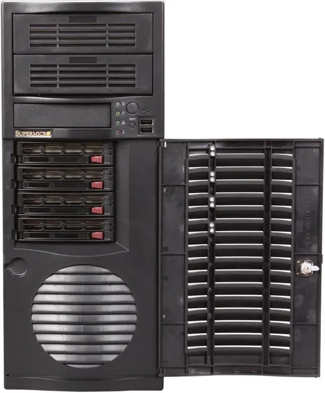 Supermicro Case CSE-733TQ-668B Mid-Tower 4 x 3.5 inch SAS / SATA HS E-ATX / ATX / Micro ATX Brown Box - Newegg.com