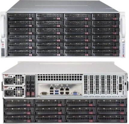 Supermicro Case CSE-847BE1C4-R1K23LPB 4U 36x3.5 inch Hot Swap SAS/SATA with SES3