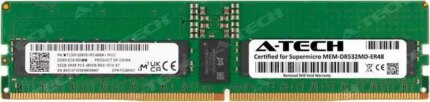 Supermicro Certified MEM-DR532MD-ER48 | Micron MTC20F2085S1RC48BA1 | 32GB PC5-38400 DDR5 4800MHz 2Rx8 Dual Rank ECC RDIMM Registered 288-Pin Server