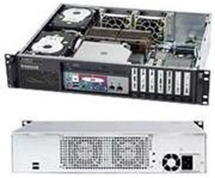 SUPERMICRO CSE-523L-505B Black 2U Rackmount Server Chassis