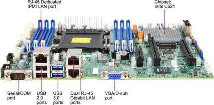 SUPERMICRO MBD-X11SPM-F-O Micro ATX Server Motherboard