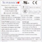 SuperMicro PWS-1K41F-1R 1U Server Power Supply 80Plus Gold Front Loaded