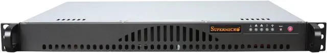 SUPERMICRO SuperChassis CSE-512L-200B Black 1U Rackmount Server Case