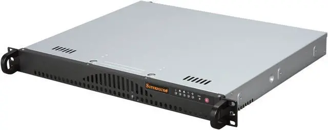 SUPERMICRO SuperChassis CSE-512L-200B Black 1U Rackmount Server Case