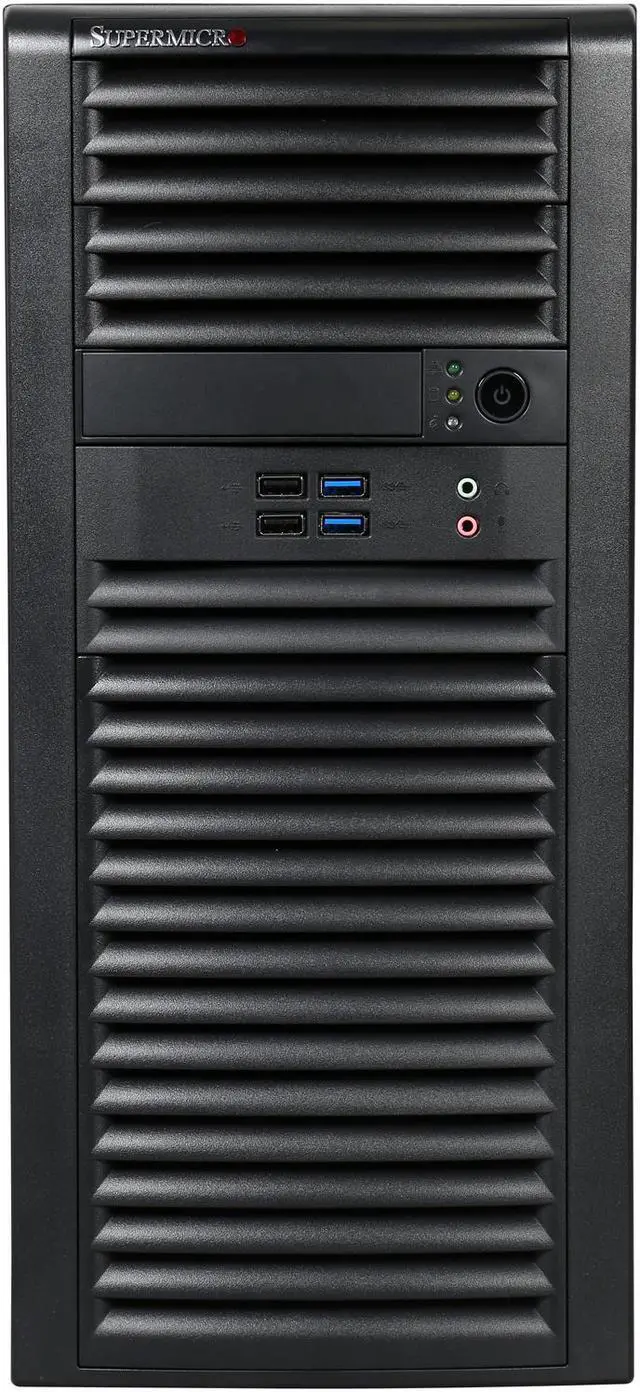 Supermicro Superchassis Cse-732D4-903B 900W Mid-Tower Sever Chassis (Black)