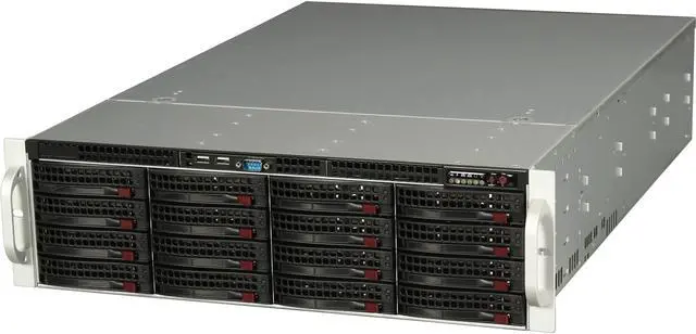 SUPERMICRO SuperChassis CSE-836BA-R920B Black 3U Rackmount Server Case