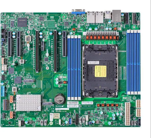 Supermicro X13SEI-F Motherboard, 4th Gen Intel® Xeon® Scalable processors, Single Socket LGA-4677 (Socket E), CPU TDP supports up to 350W TDP.