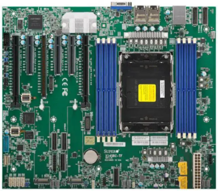 Supermicro X14SBI-TF Server Motherboard, Intel® Xeon® 6700-series processors with E-cores, Single Socket LGA-4710 (Socket E2) supported, CPU TDP supports Up to 350W TDP -...