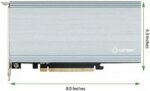SYBA SI-PEX40161 PCI-Express 3.0 x16 PCI-Express Quad M.2 PCIe 3.0 x4 PCIe x16 Expansion Card Intel VROC and AMD Ryzen Threadripper NVMe Raid