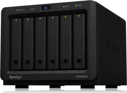 Synology 6 bay 2.5" NAS DS620slim (Diskless)