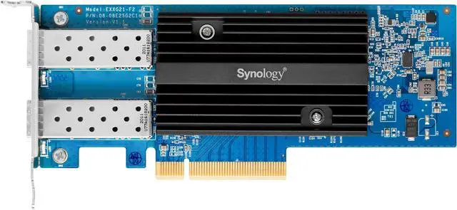 Synology Dual Port 10Gb Ethernet Adapter 2 SFP+ Ports E10G21-F2